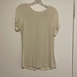 Off white shirt with back ties size: xs